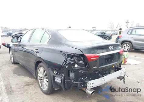 2024 Infiniti Q50 Luxe Awd z USA, uszkodzony, nr VIN JN1EV7BR1RM631361